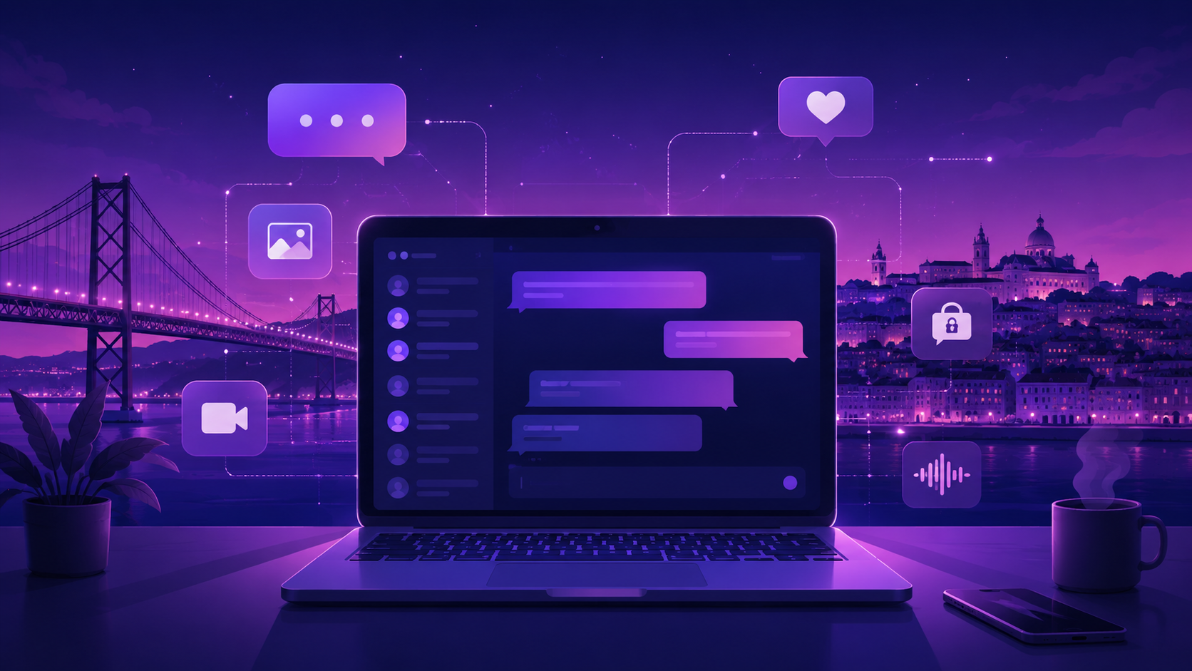 Chat gay moderno em Lisboa inspirado nos canais #Engates e #Cruising e na evolução para o gChat