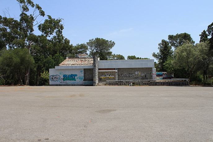 Local da  Luneta dos Quartéis, em Monsanto, Lisboa.