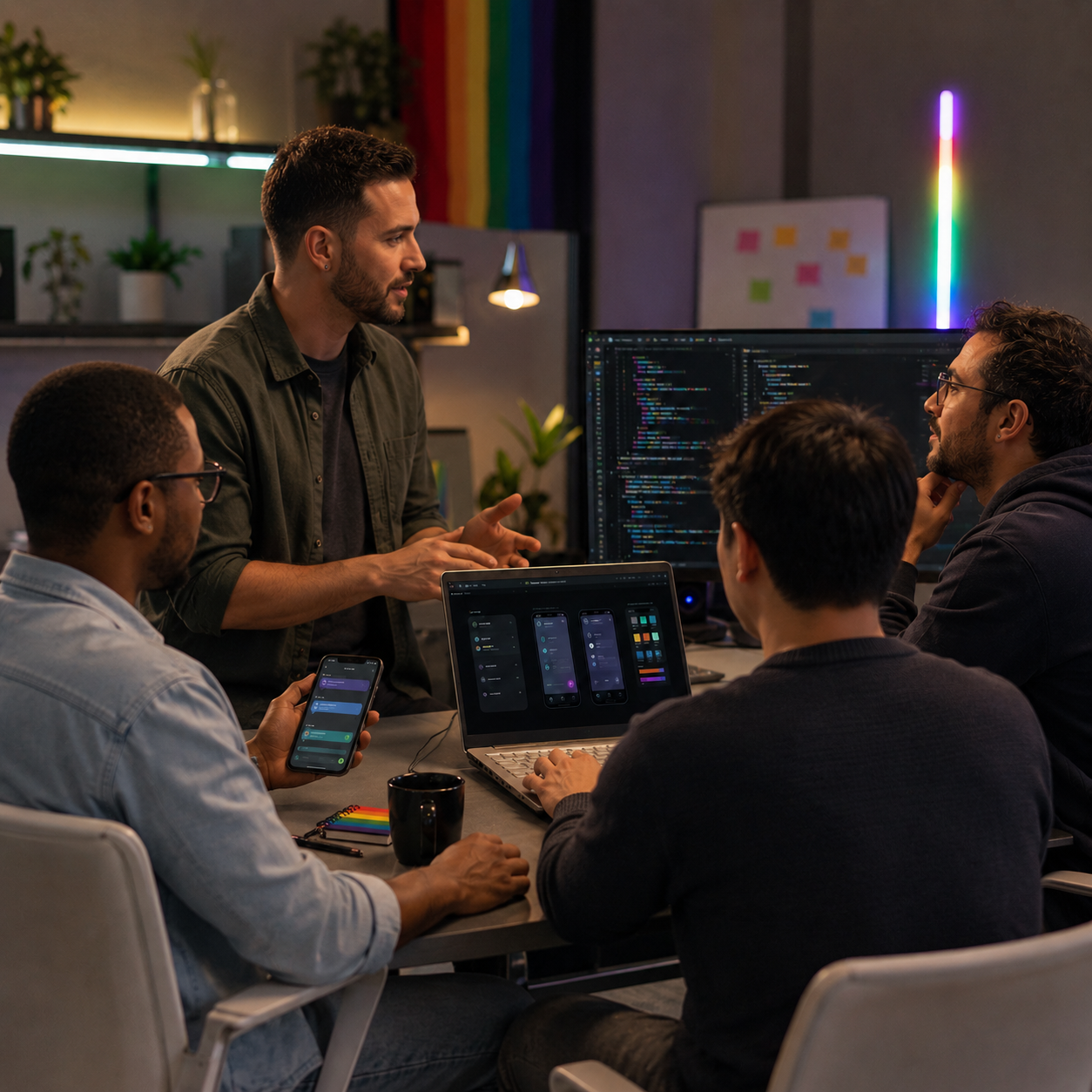 Comunidade a apoiar o projeto independente appsPride e o gChat